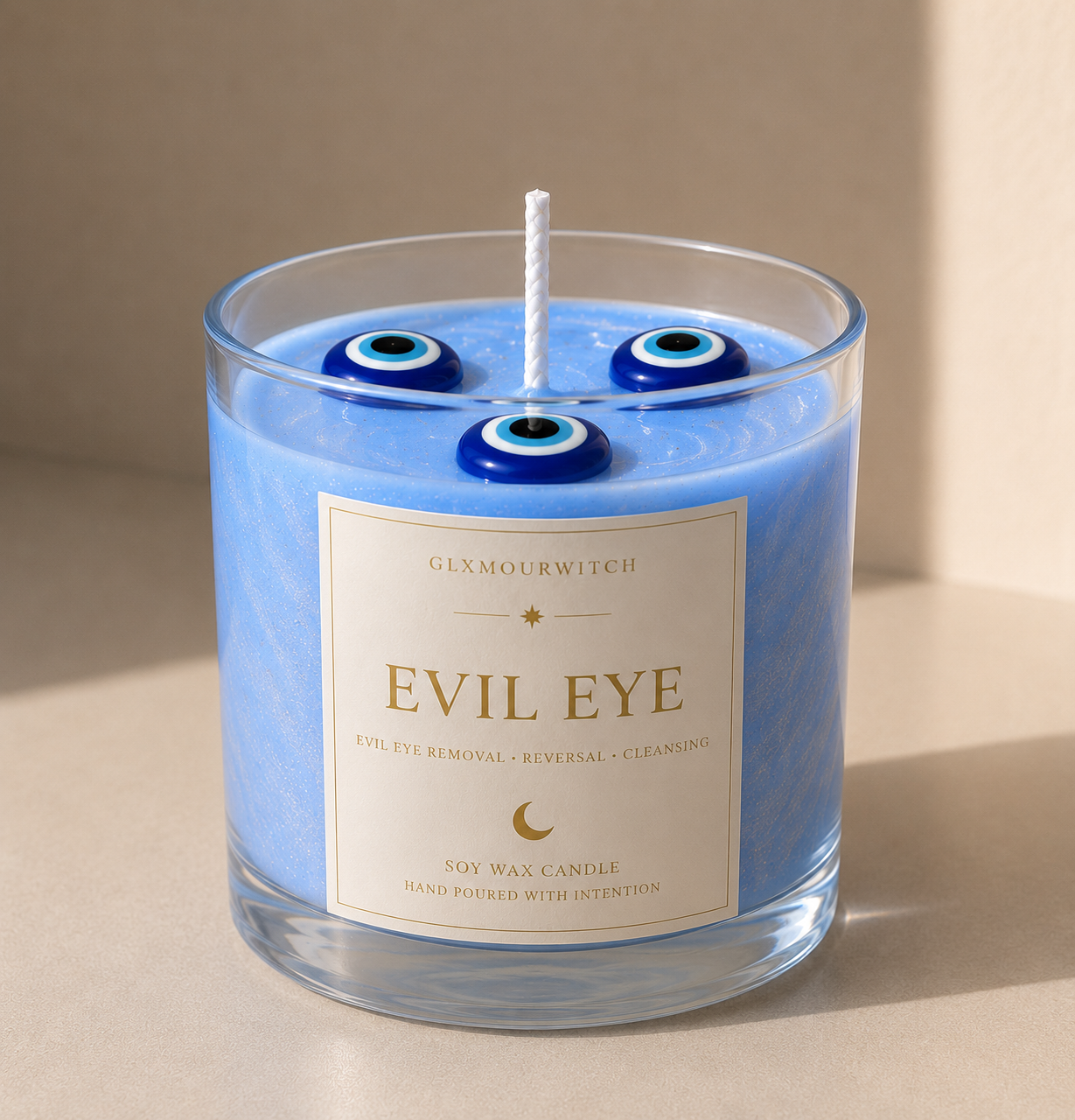 Evil Eye Handmade Candle