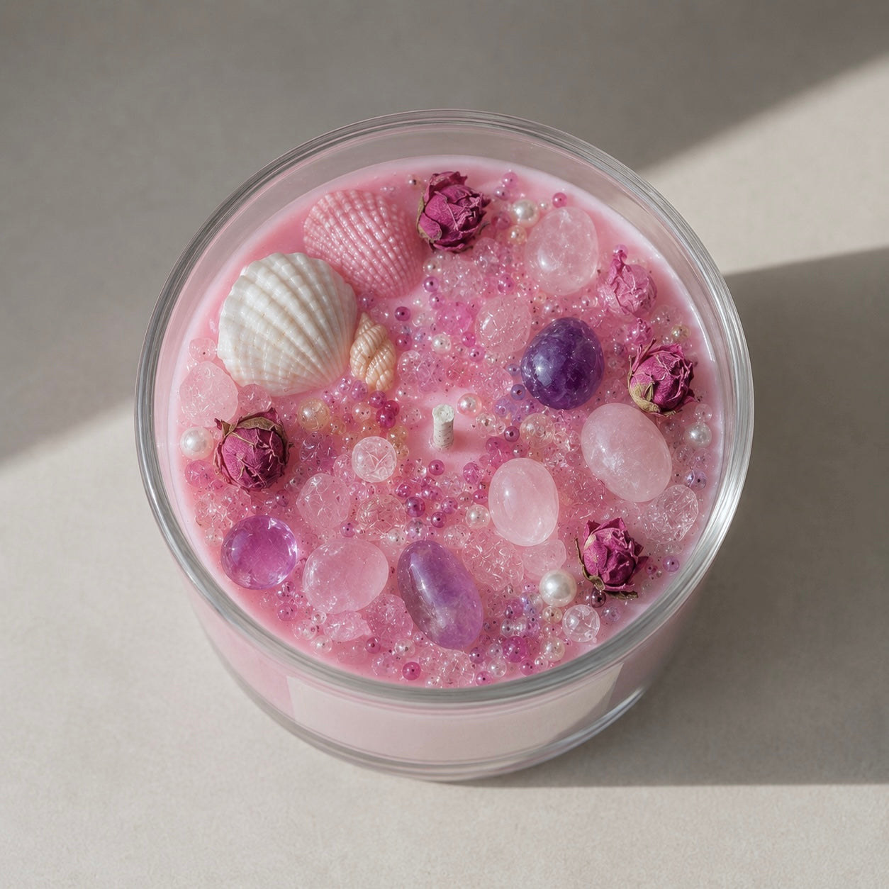 Pink Tide Handmade Candle